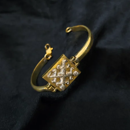 Brass and Silver Bracelet