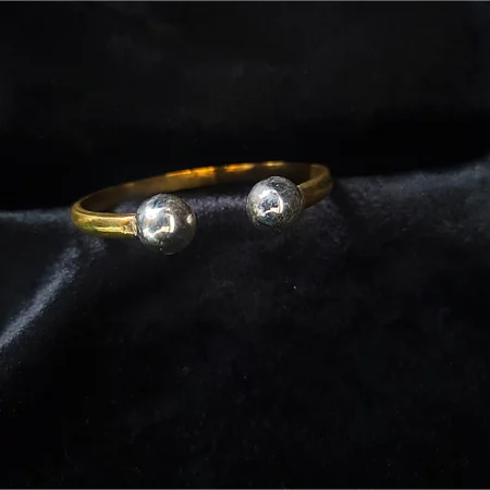 Brass and Silver Bracelet