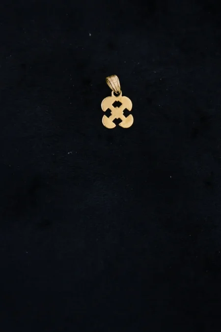18k Akoma Ntoso pendant