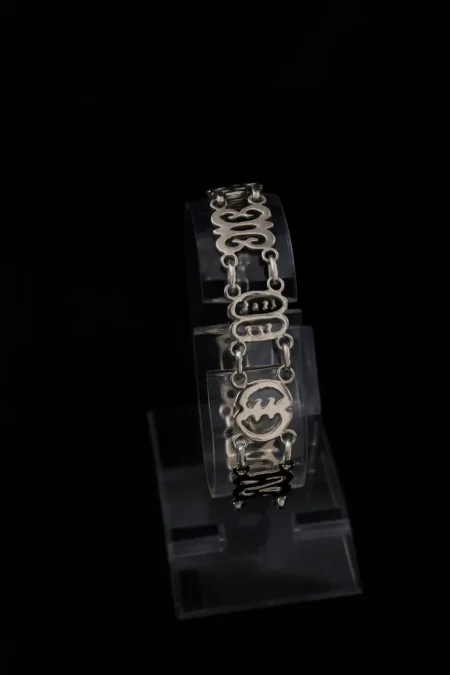 Mixed symbols Adinkra Sterling silver Bracelets