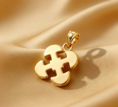 18k Akoma Ntoso Pendant