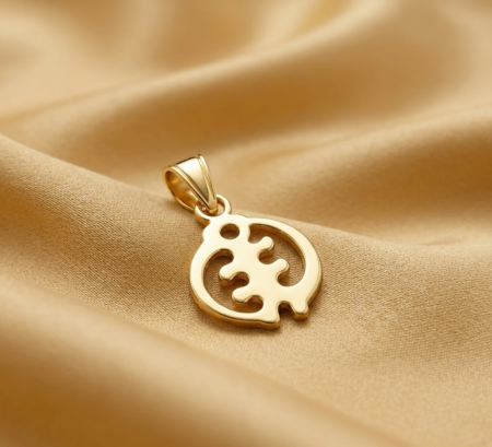18k Gye Nyame Pendant