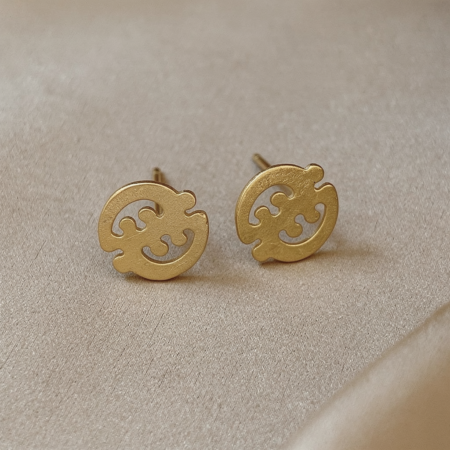 Gye Nyame Stud Earrings