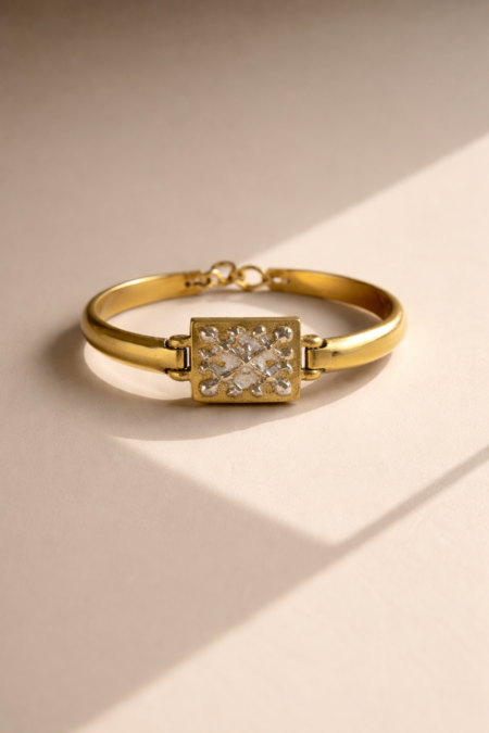 Elegant Gold & Silver Bracelet