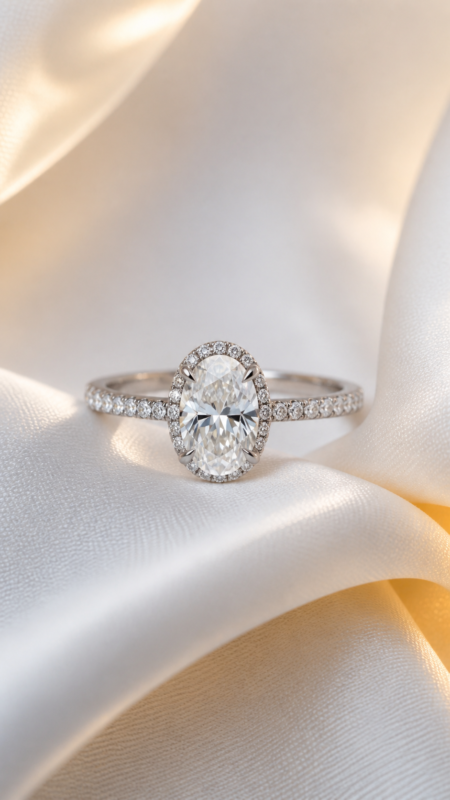 The Serene Oval Halo